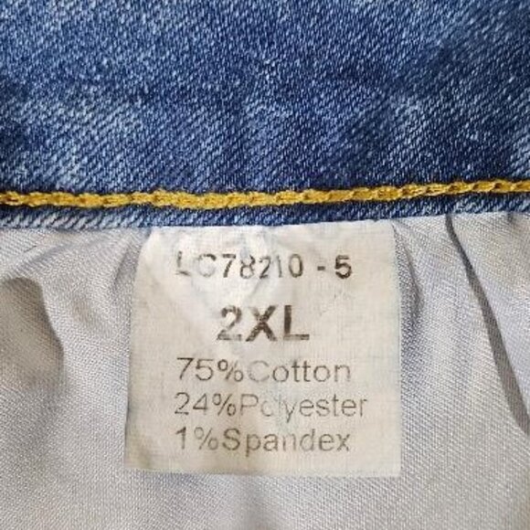 80s RETRO PLEATED BALLOON BARREL LIGHT WASH HIGH WAIST JEANS 2X EDGY DENIM - Picture 8 of 8